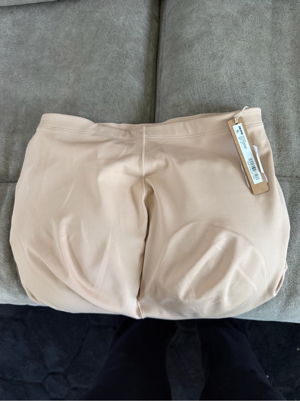 SKIMS Beige Shaping Short with Built-In Cups